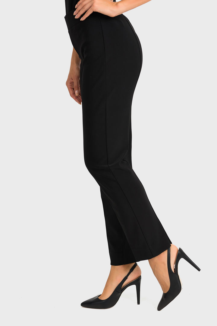 Joseph Ribkoff women's business casual slim fit basic pull-on pant - black side